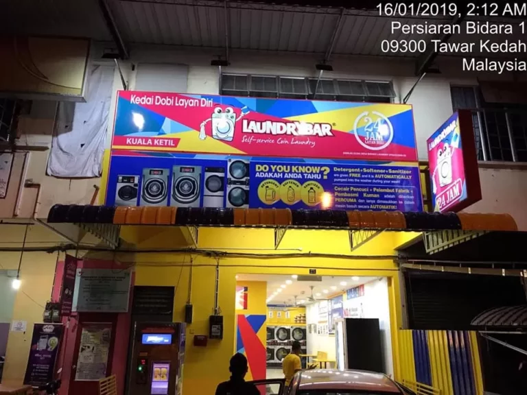 LAUNDRYBAR KUALA KETIL, KEDAH TAMBAH MESIN BASUH