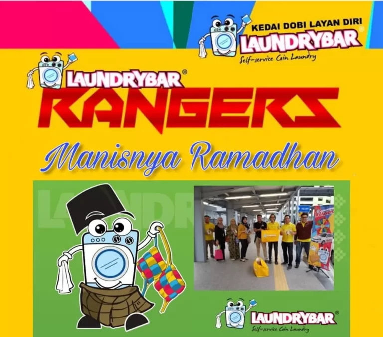 Program Laundrybar Rangers – Manisnya Ramadhan at Stesen MRT Sungai Buloh.