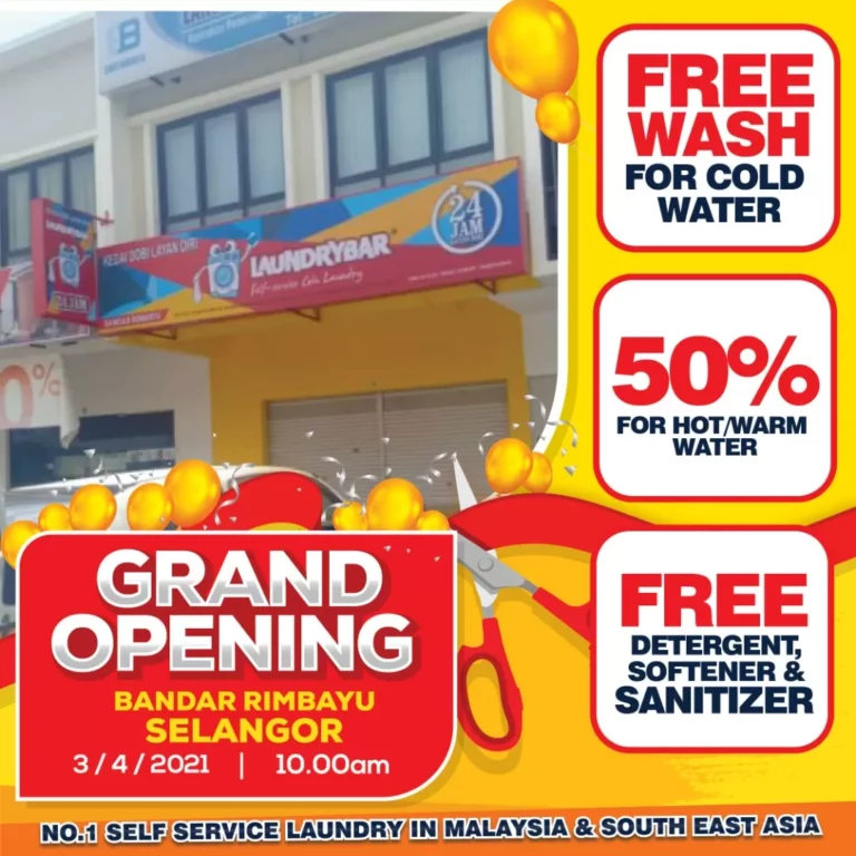 OPENING – LAUNDRYBAR BANDAR RIMBAYU, KLANG