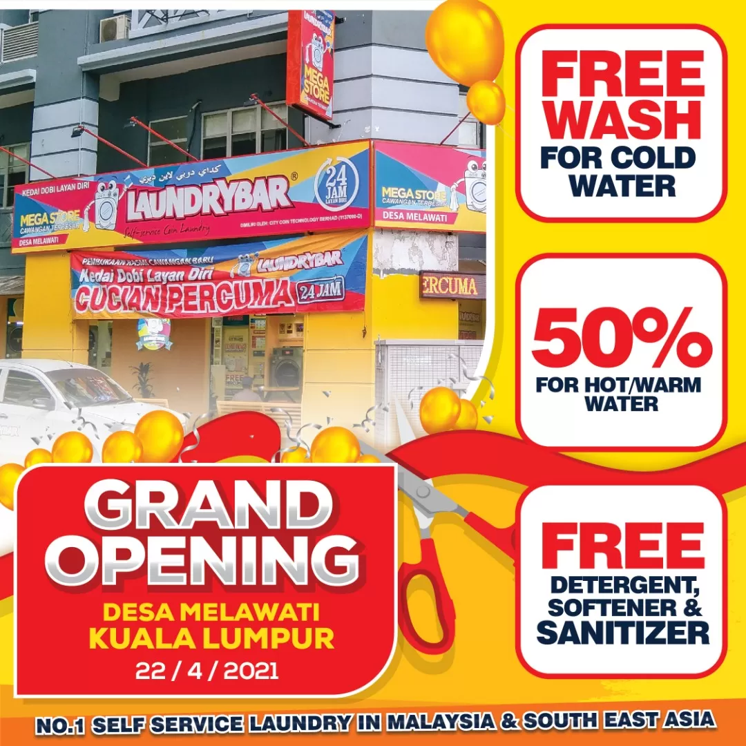 OPENING – LAUNDRYBAR MEGASTORE DESA MELAWATI