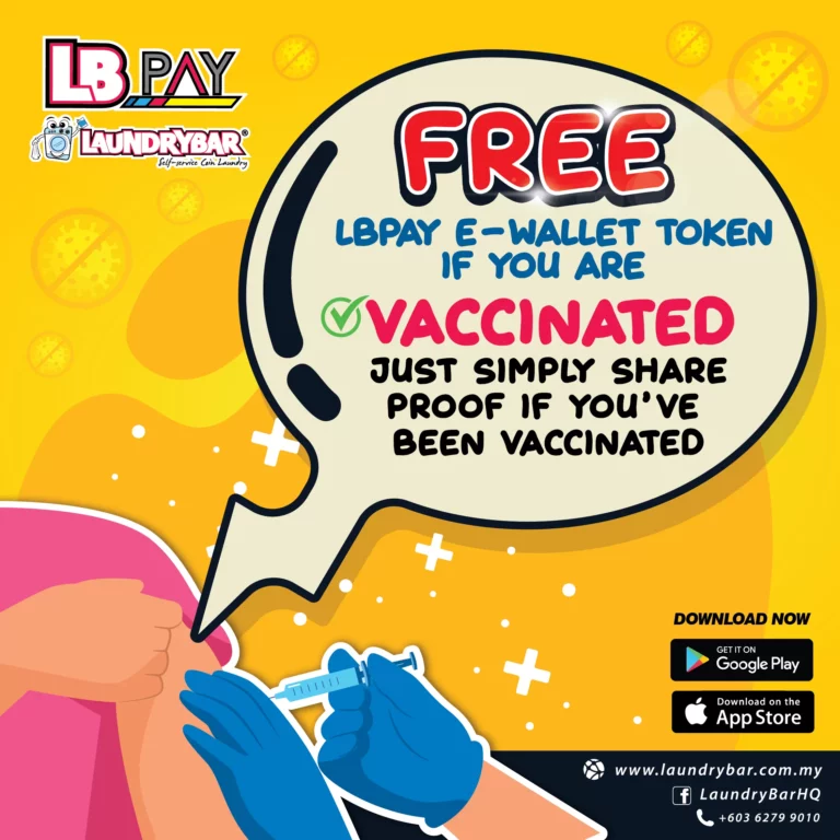 LAUNDRYBAR CSR – GET VACCINE and SAVE MORE with LBPAY