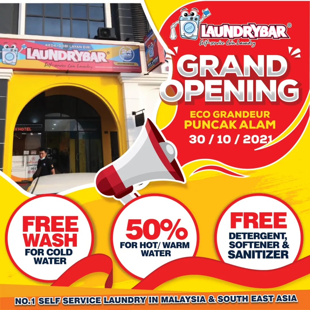 OPENING SOON- LAUNDRYBAR SELF SERVICE LAUNDRY ECO GRANDEUR