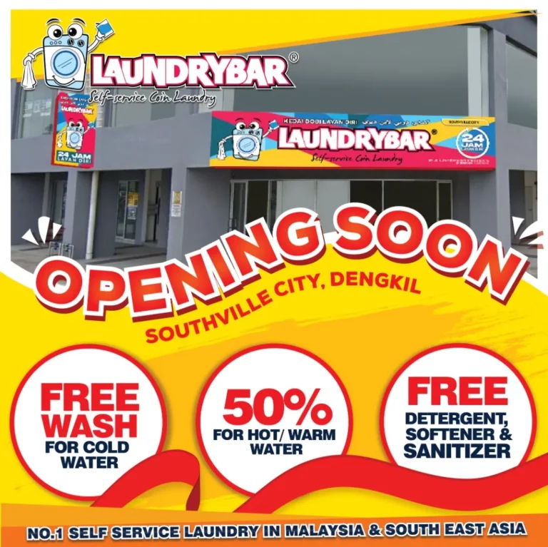 OPENING SOON – LaundryBar Self Service Laundry Southville City