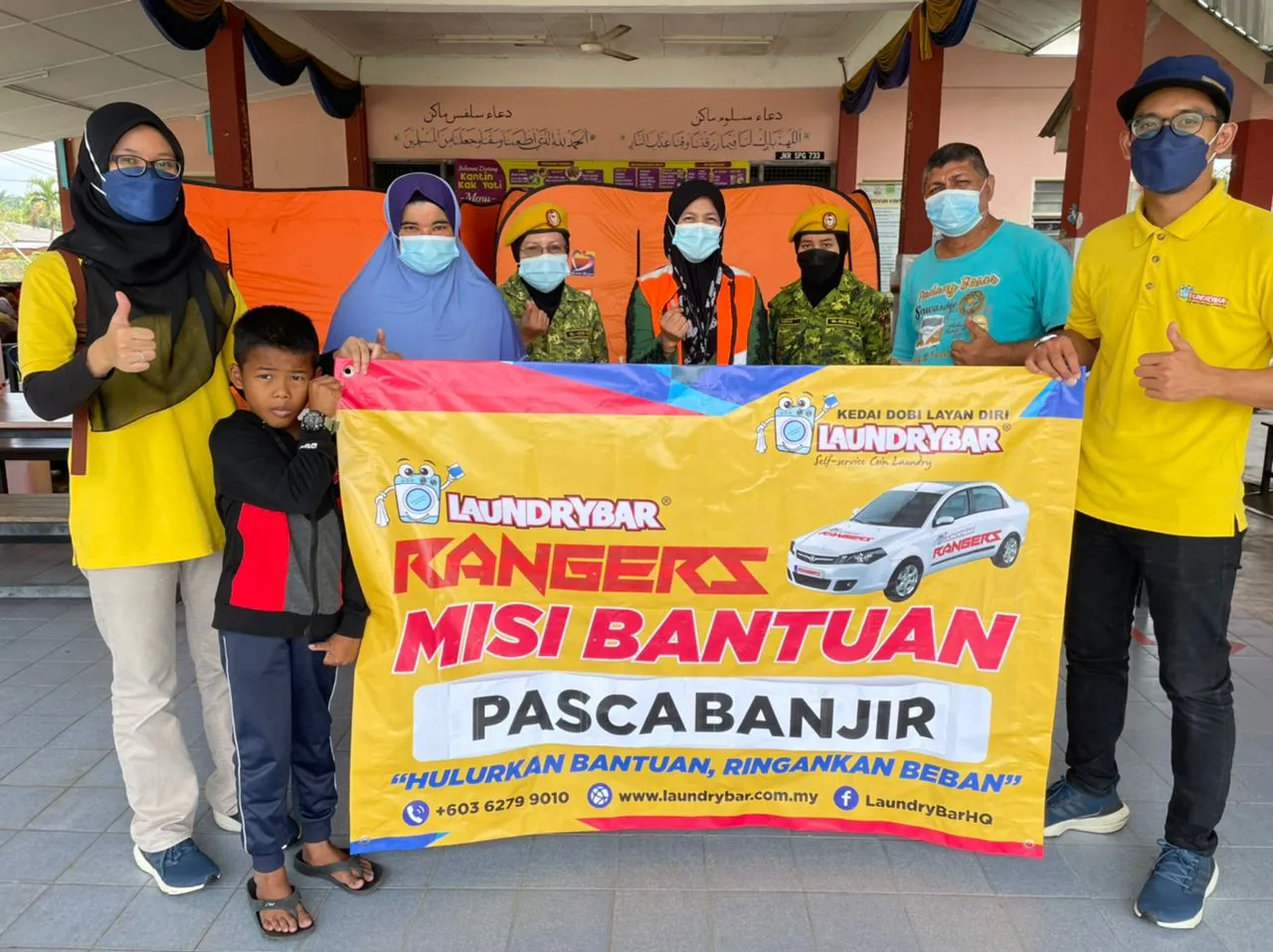 CSR LAUNDRYBAR RANGERS :MISI BANTUAN PASCA BANJIR 2021