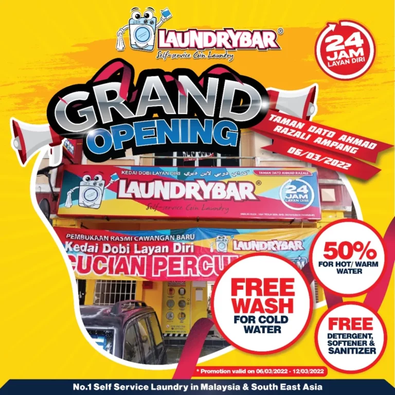GRAND OPENING-LAUNDRYBAR TAMAN DATO AHMAD RAZALI, AMPANG