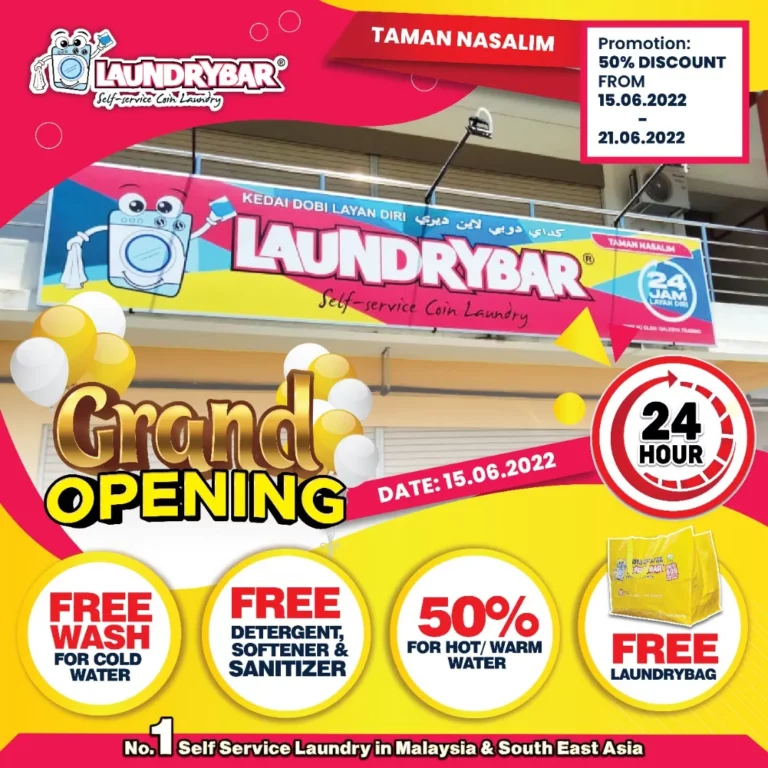 GRAND OPENING-LAUNDRYBAR TAMAN NASALIM, SANDAKAN