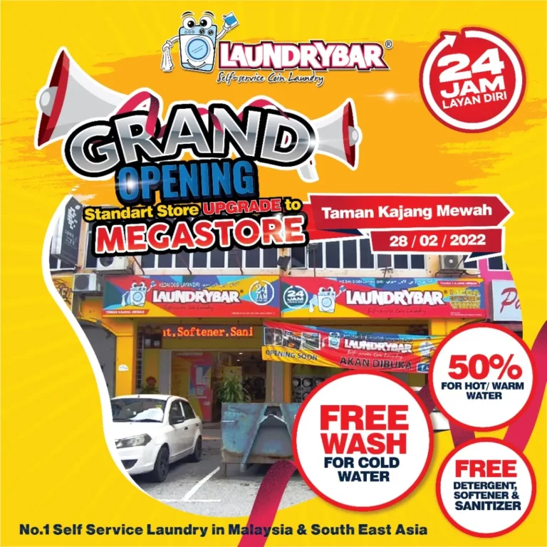 GRAND OPENING-LAUNDRYBAR TAMAN KAJANG MEWAH