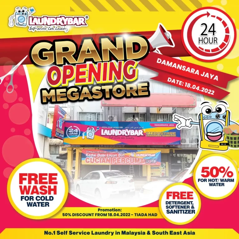 GRAND OPENING-LAUNDRYBAR MEGASTORE DAMANSARA JAYA