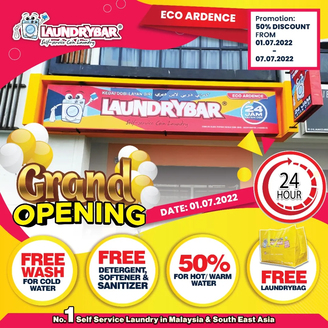 GRAND OPENING-LAUNDRYBAR ECO ARDENCE, SETIA ALAM