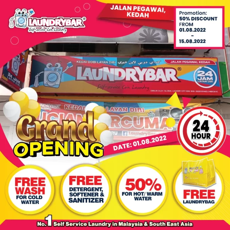 GRAND OPENING-LAUNDRYBAR JALAN PEGAWAI, KEDAH