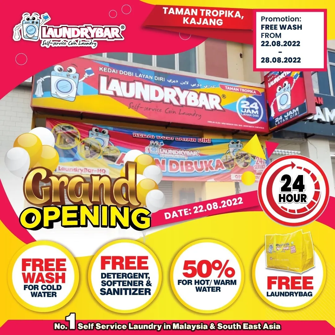 GRAND OPENING-LAUNDRYBAR TAMAN TROPIKA, KAJANG