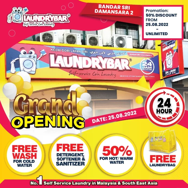 GRAND OPENING-LAUNDRYBAR BANDAR SRI DAMANSARA 2, KUALA LUMPUR