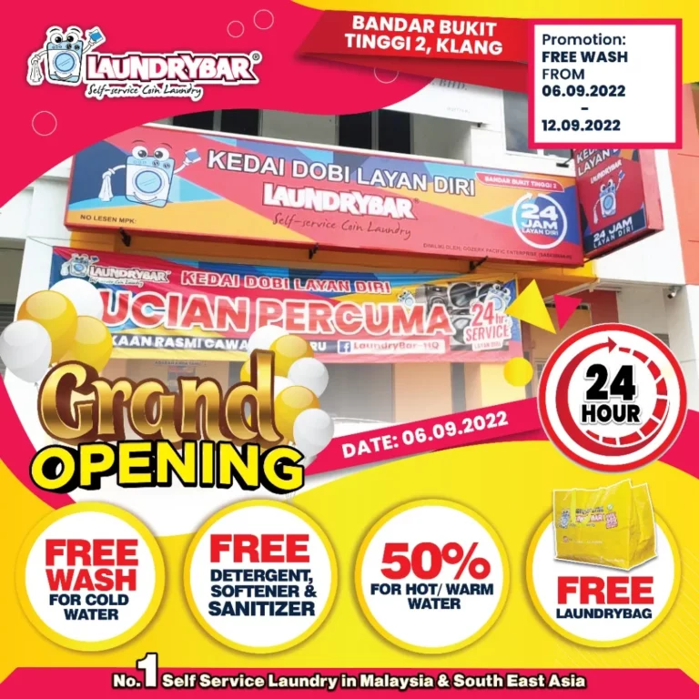 GRAND OPENING-LAUNDRYBAR BANDAR BUKIT TINGGI 2, KLANG