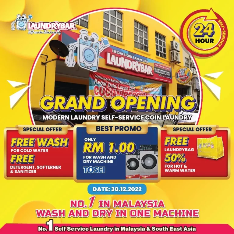 GRAND OPENING-LAUNDRYBAR MODERN LAUNDRY BATU CHERAS, KUALA LUMPUR