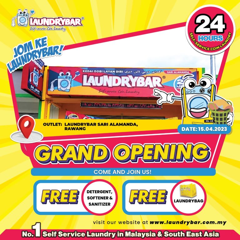 GRAND OPENING – LAUNDRYBAR SARI ALAMANDA, RAWANG