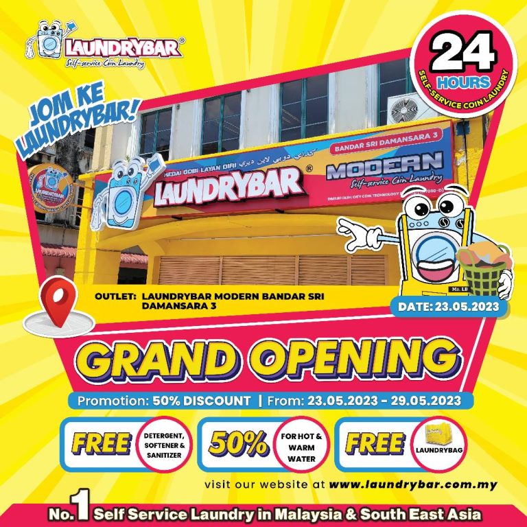 GRAND OPENING – LAUNDRYBAR MODERN BANDAR SRI DAMANSARA 3