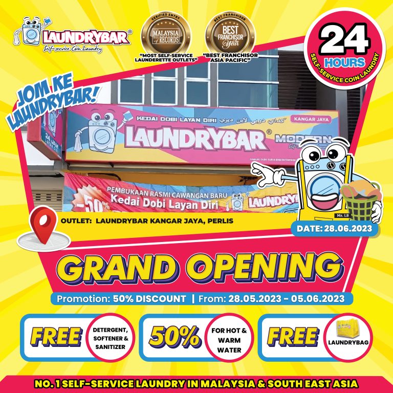 GRAND OPENING – LAUNDRYBAR MODERN KANGAR JAYA, PERLIS