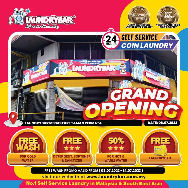 GRAND OPENING – LAUNDRYBAR MODERN MEGASTORE TAMAN PERMATA