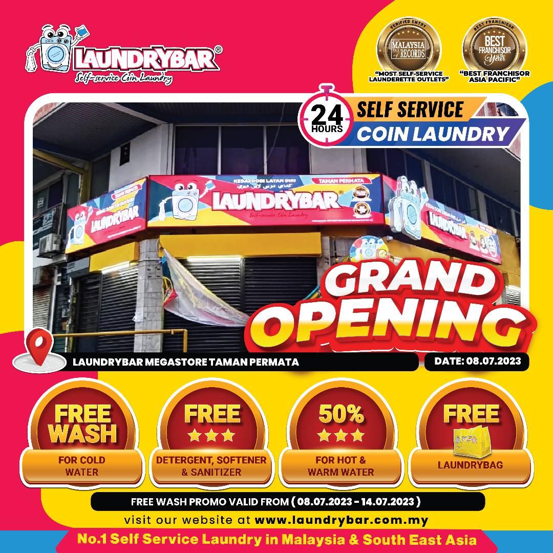 GRAND OPENING – LAUNDRYBAR MODERN MEGASTORE TAMAN PERMATA