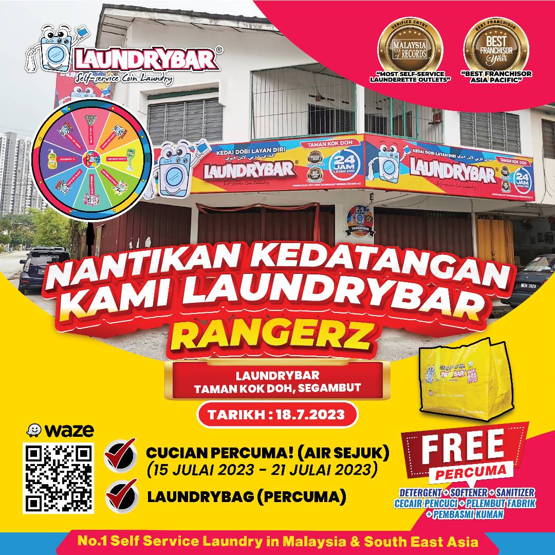 RANGERZ AT LAUNDRYBAR TAMAN KOK DOH, SEGAMBUT