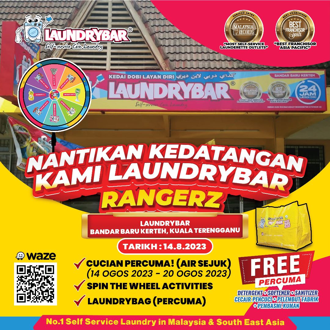 RANGERZ AT LAUNDRYBAR BANDAR BARU KERTEH
