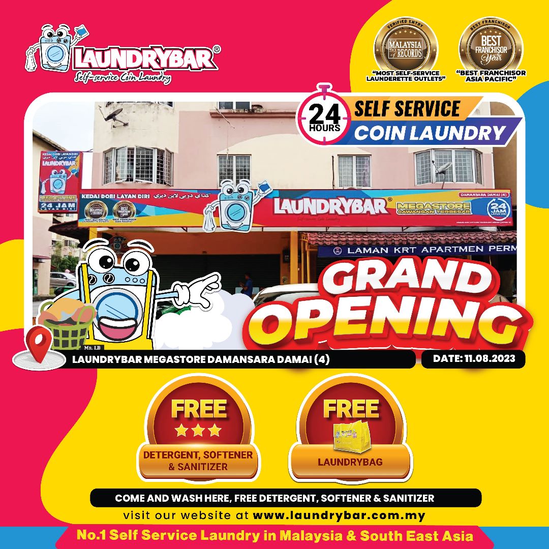 GRAND OPENING LAUNDRYBAR MEGASTORE MODERN DAMANSARA DAMAI (4