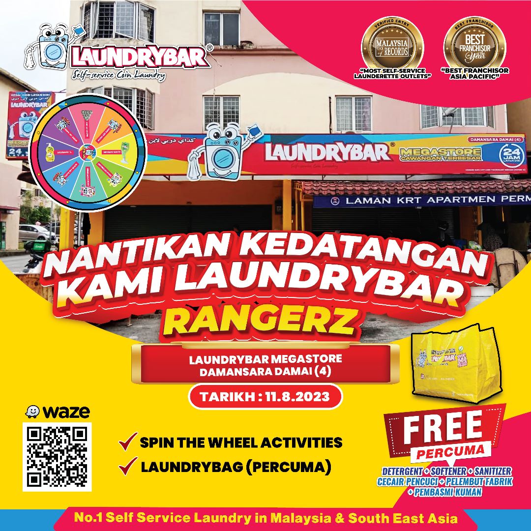 RANGERZ AT LAUNDRYBAR MEGASTORE MODERN DAMANSARA DAMAI (4)