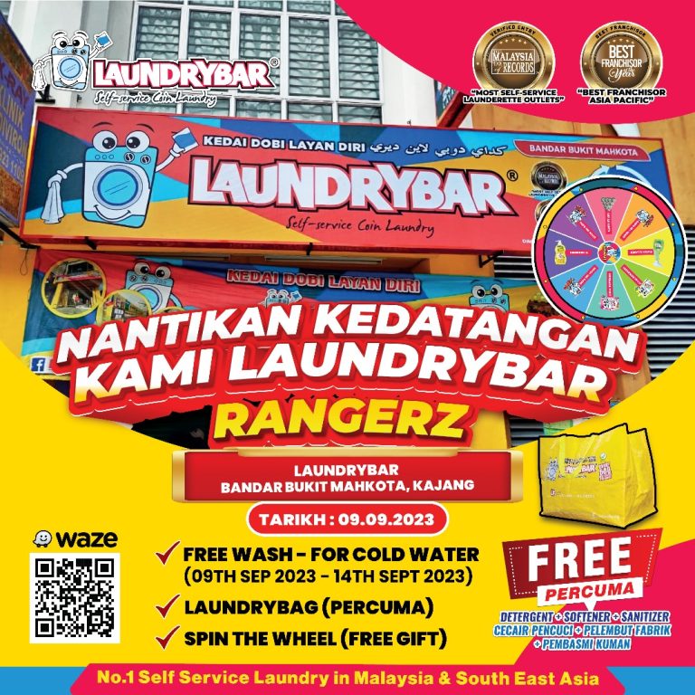 RANGERZ AT LAUNDRYBAR MODERN BANDAR BUKIT MAHKOTA, KAJANG