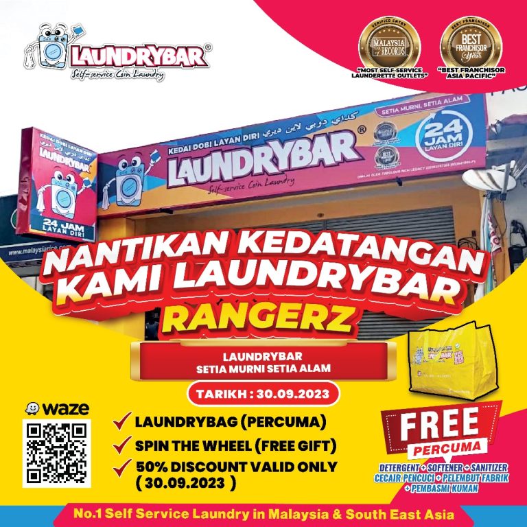 RANGERZ AT LAUNDRYBAR SETIA MURNI SETIA ALAM