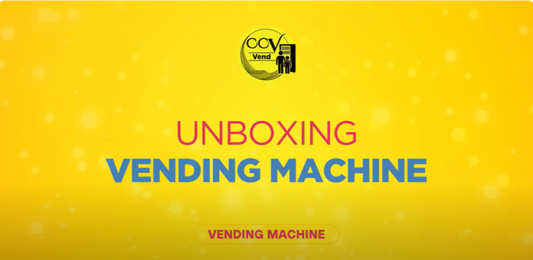Unboxing Cup Noodles Vending Machine