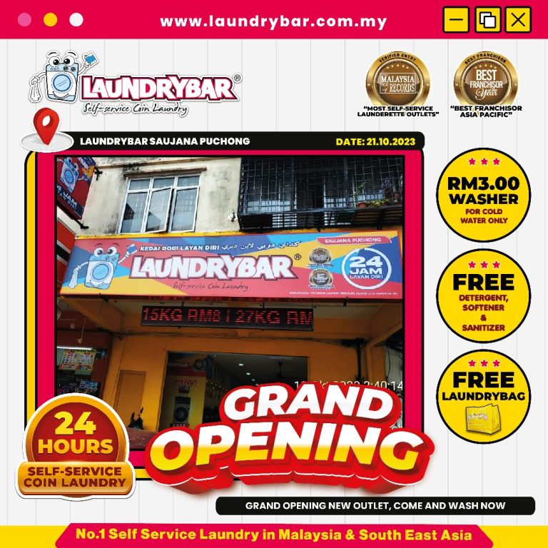 GRAND OPENING – LAUNDRYBAR MODERN SAUJANA PUCHONG