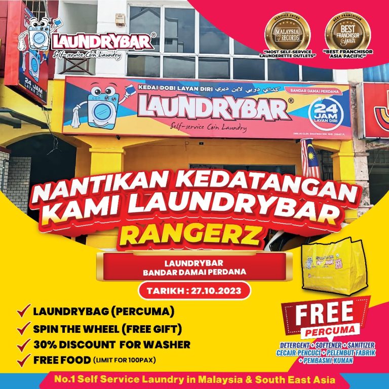 RANGERZ AT LAUNDRYBAR BANDAR DAMAI PERDANA
