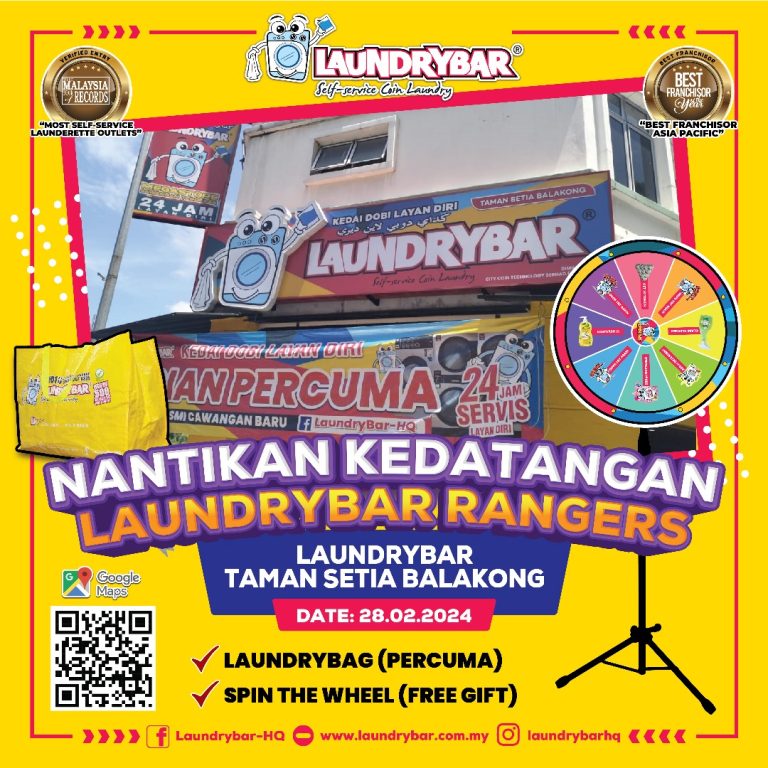 RANGERZ AT LAUNDRYBAR MEGASTORE TAMAN SETIA BALAKONG