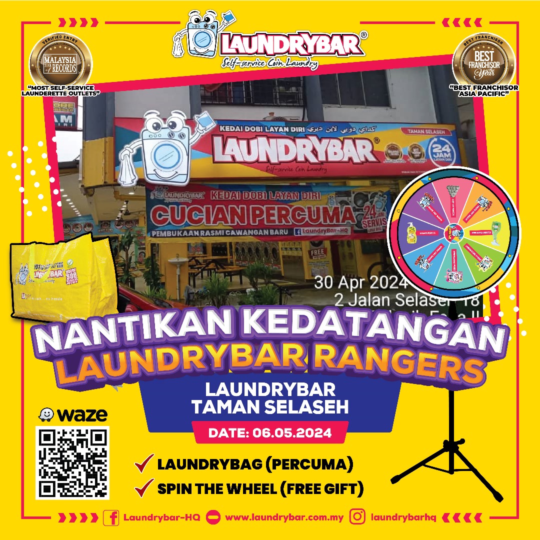 RANGERZ AT LAUNDRYBAR MEGASTORE TAMAN SELASEH, BATU CAVES