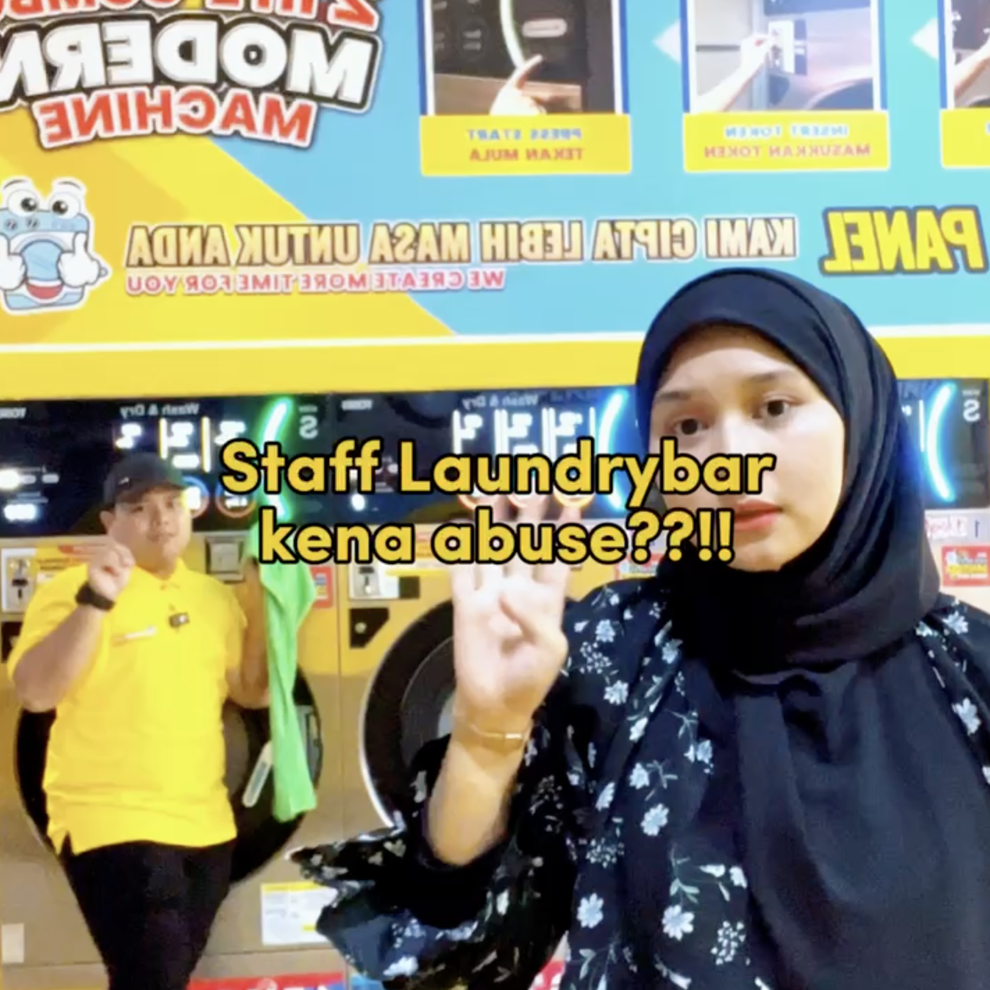Staff Laundrybar kena abuse??!!