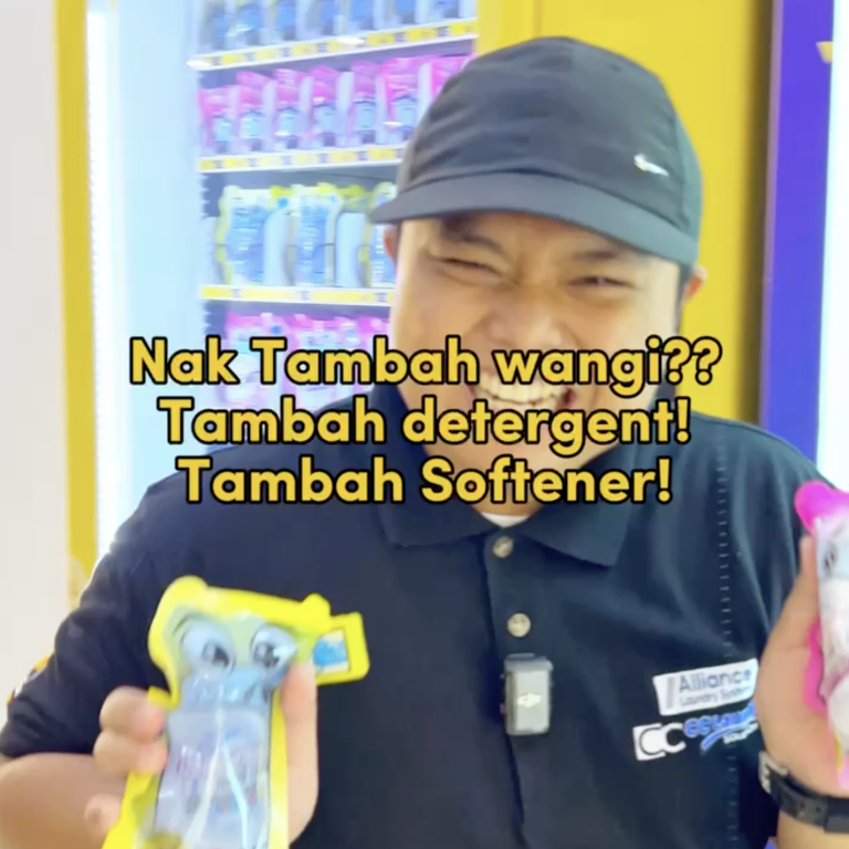Nak tambah wangi?? Tambah detergent! Tambah Softener!