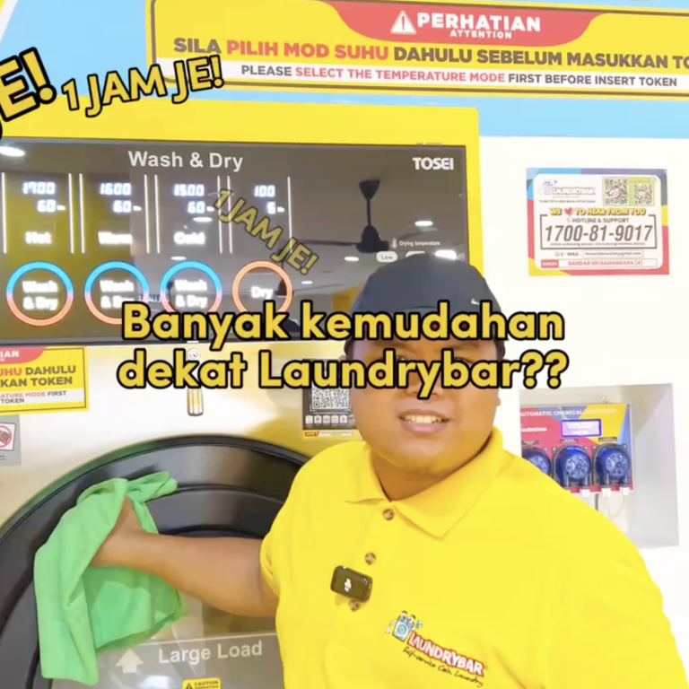 Banyak kemudahan dekar Laundrybar??!!