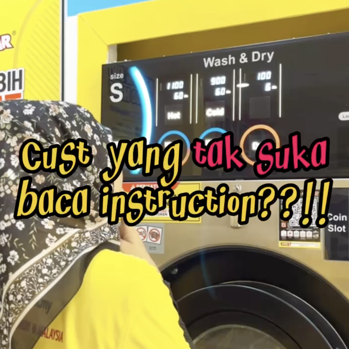 Customer yang TAK SUKA baca instructions??!!