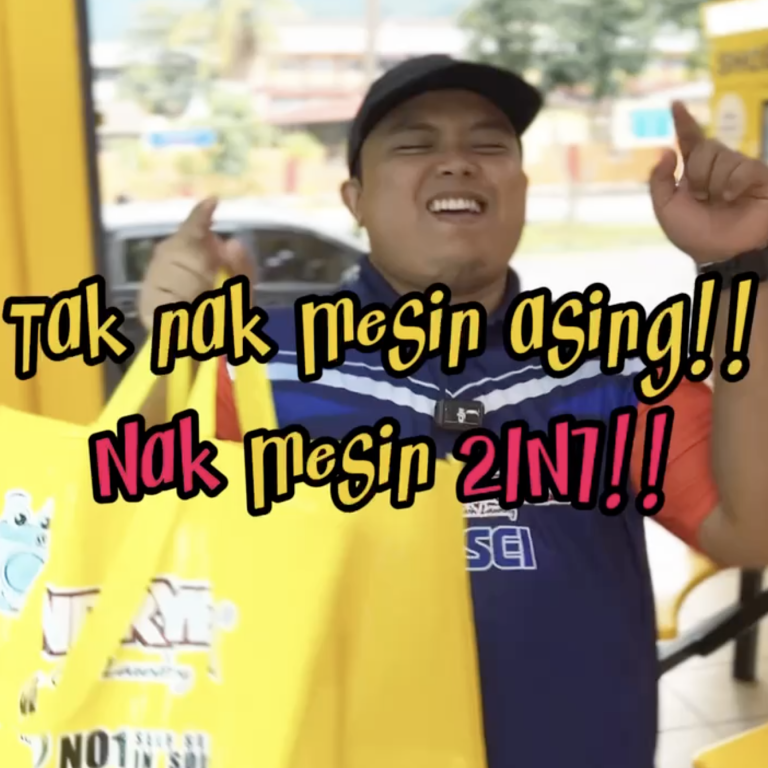 Tak nak mesin asing! Nak mesin 2IN1!
