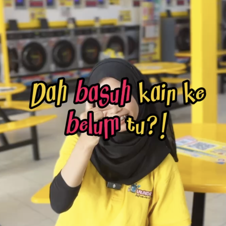 Dah basuh kain ke belum????