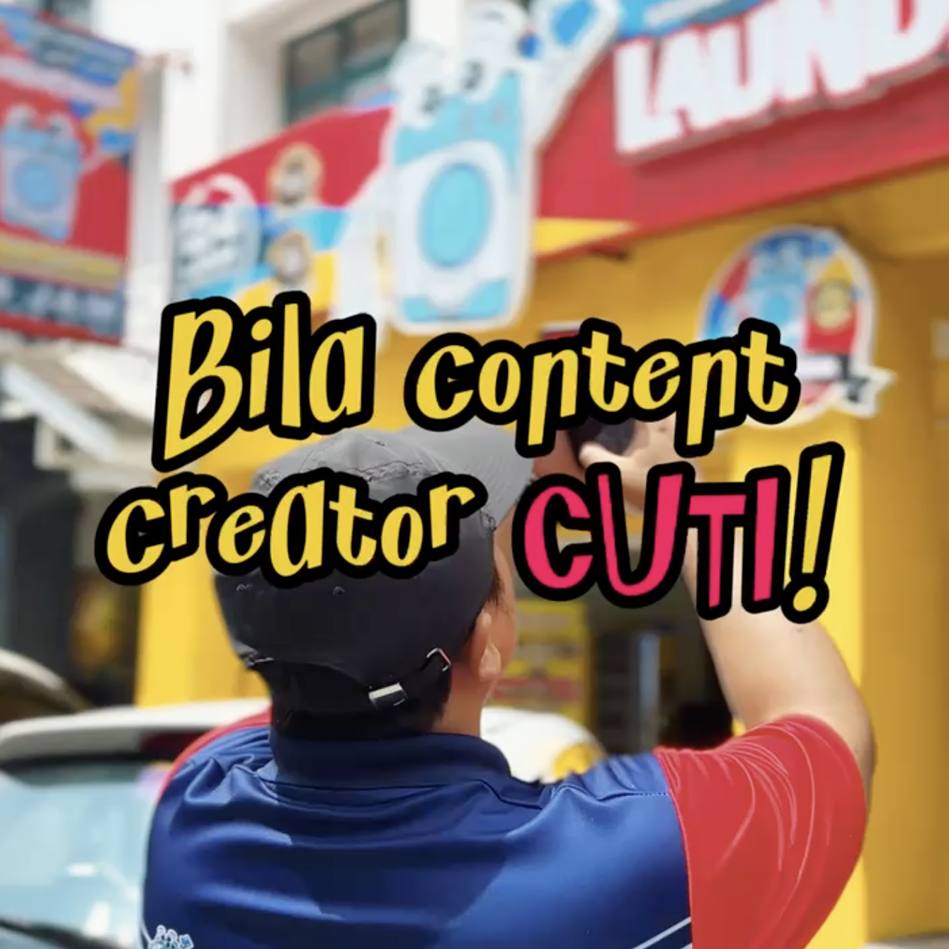 Bila content creator cuti