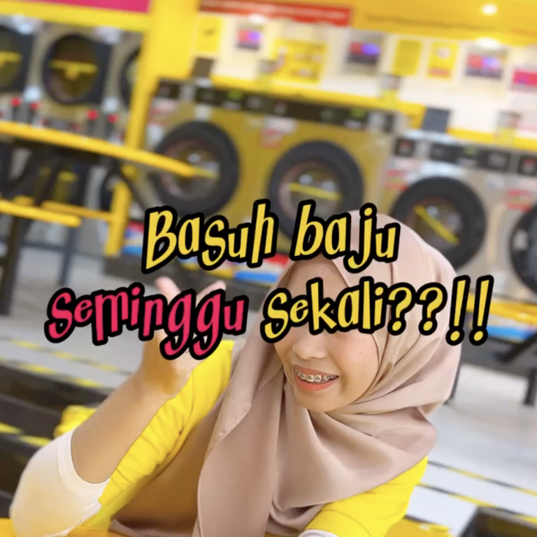 Basuh baju seminggu sekali??!!