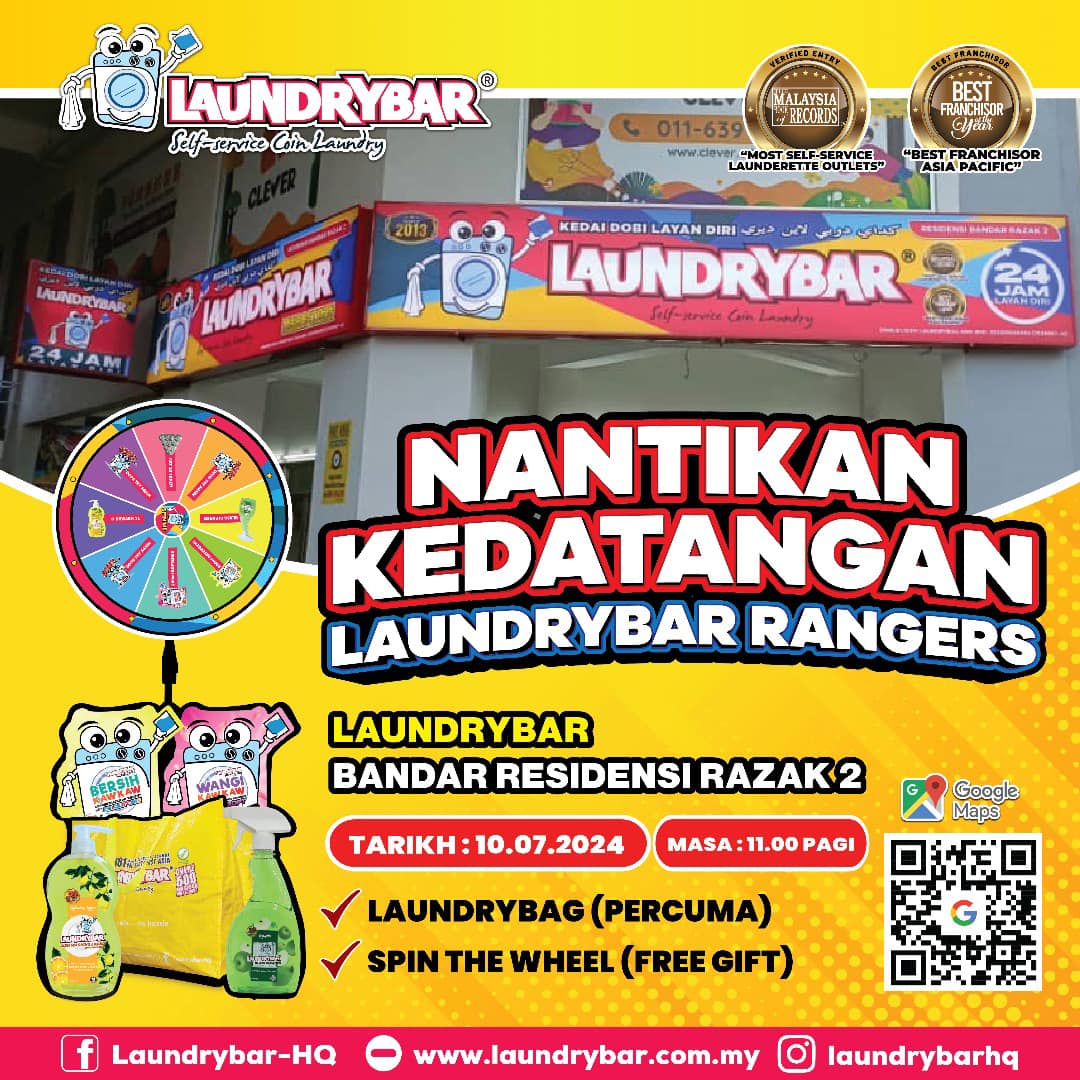 RANGERS – LAUNDRYBAR MEGASTORE BANDAR RESIDENSI RAZAK 2