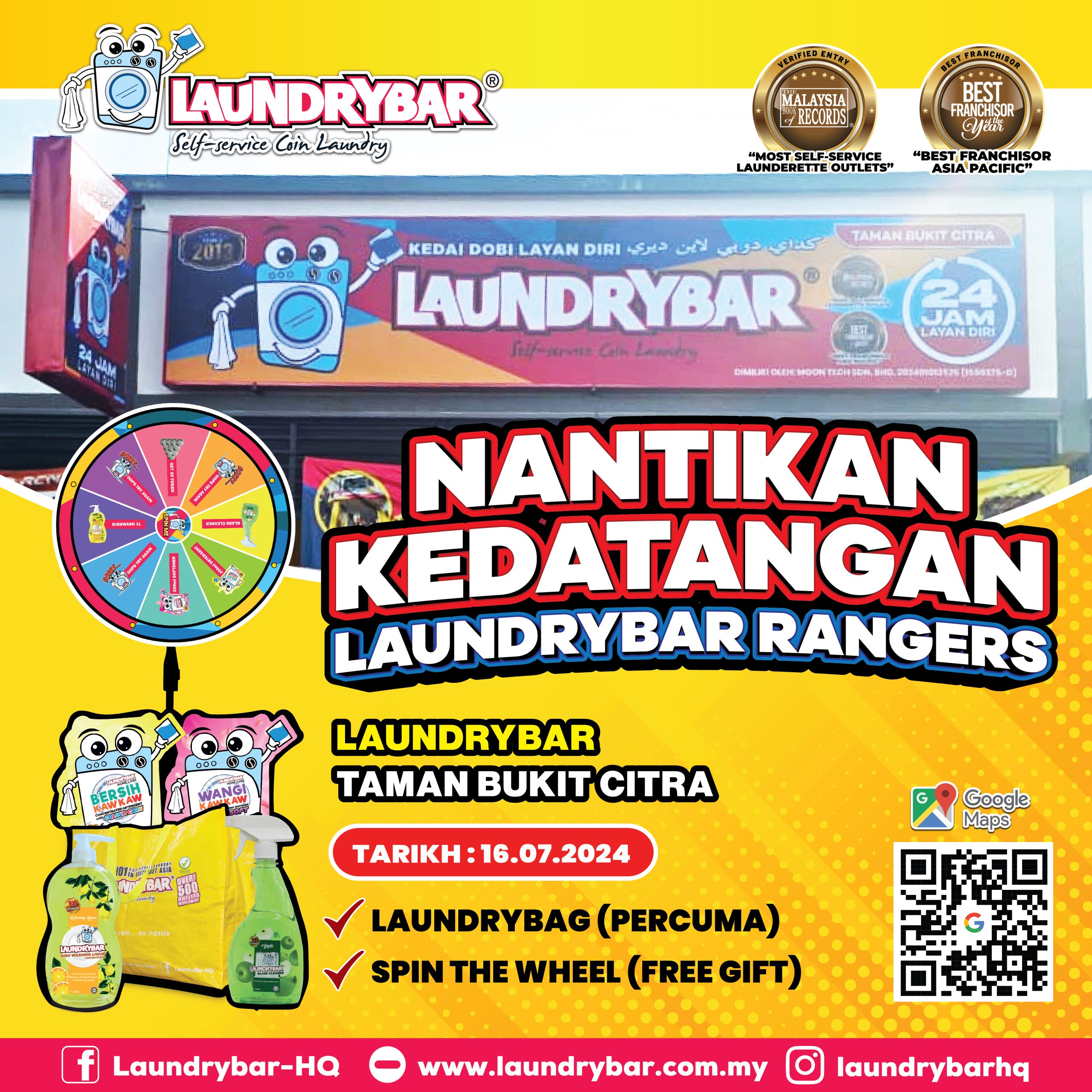 RANGERS – LAUNDRYBAR TAMAN BUKIT CITRA