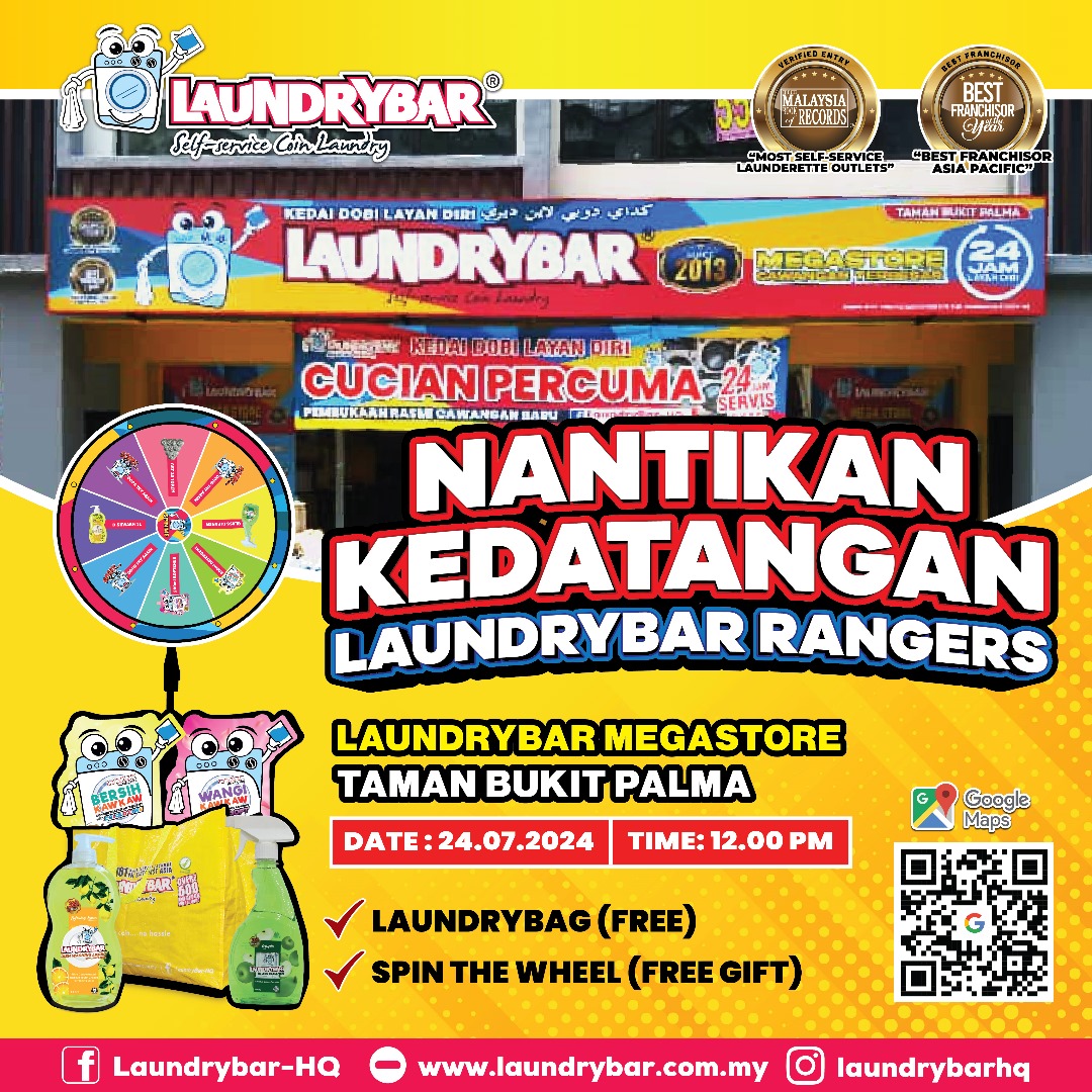 RANGERS – LAUNDRYBAR MEGASTORE TAMAN BUKIT PALMA, KAJANG