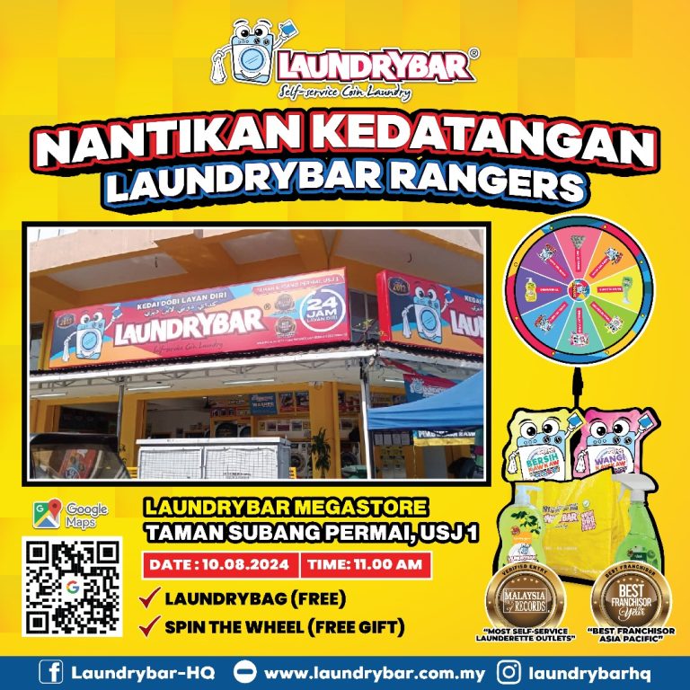 RANGERS – LAUNDRYBAR MEGASTORE TAMAN SUBANG PERMAI, USJ 1