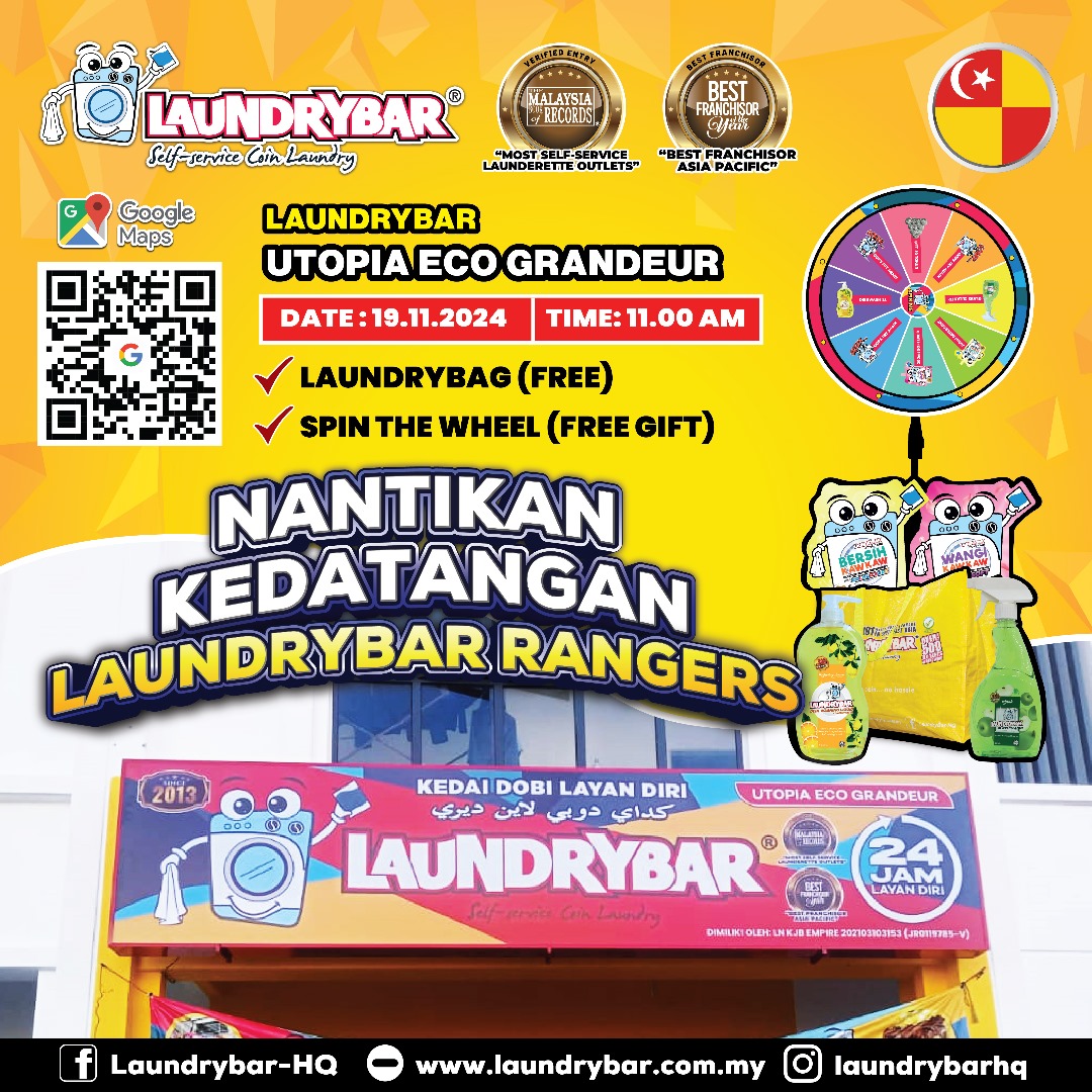 RANGERS LAUNDRYBAR UTOPIA ECO GRANDEUR, PUNCAK ALAM