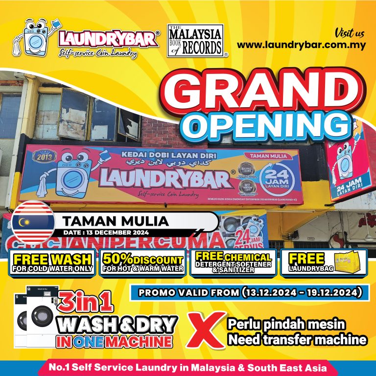 GRAND OPENING MODERN LAUNDRYBAR TAMAN MULIA, KL