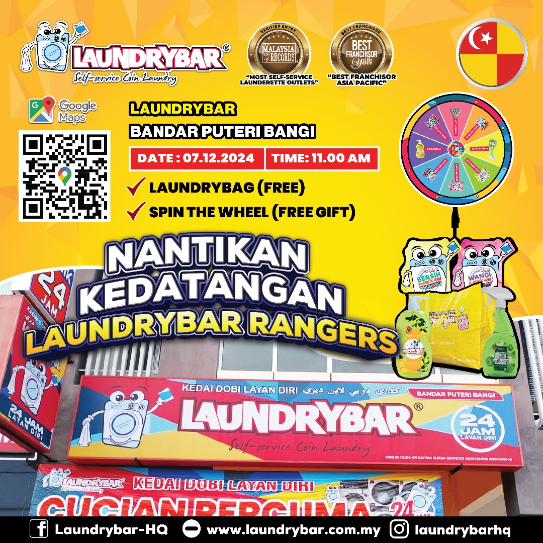 RANGERS LAUNDRYBAR BANDAR PUTERI BANGI