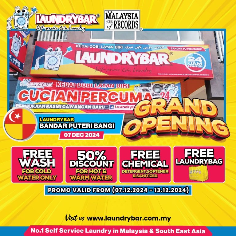 GRAND OPENING LAUNDRYBAR BANDAR PUTERI BANGI